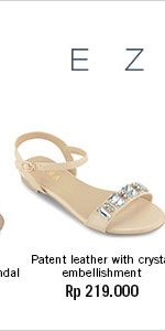 Shop EZRA Patent Leather Sandal