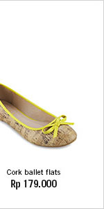 Shop EZRA Cork Ballet Flats