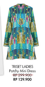 SHOP TRISET LADIES Patchy Mini Dress