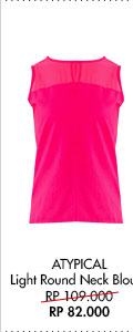 Shop ATYPICAL Light Round Neck Blouse