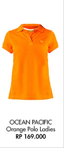 Shop OCEAN PACIFIC Orange Polo Ladies
