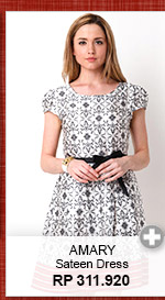 Shop AMARY Sateen Dress