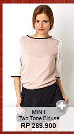 Shop MINT Two Tone Blouse