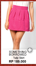 Shop SOMETHING BORROWED Tulip Skirt