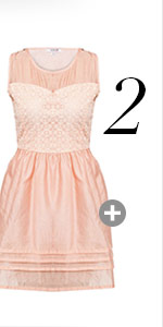 MESH & EMBROIDERY DRESS