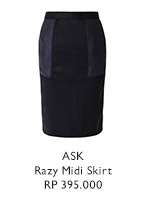 SHOP RAZY MIDI SKIRT