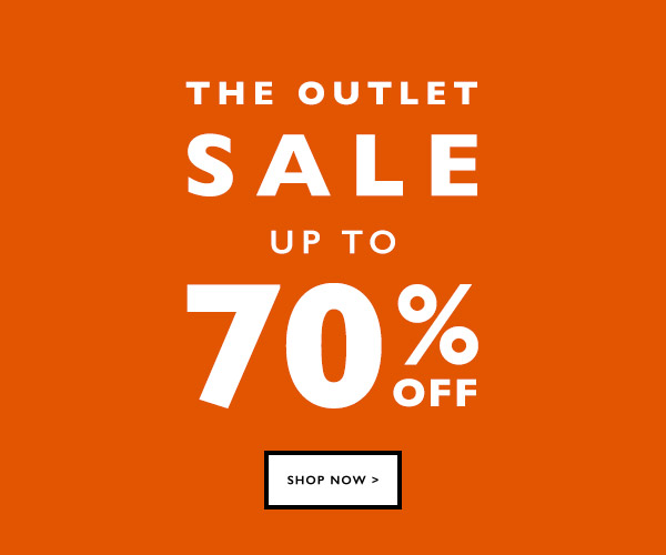 THE OUTLET SALE UP TO 70%