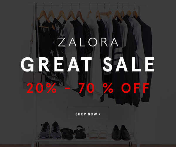 ZALORA GREAT SALE 20% - 70% OFF