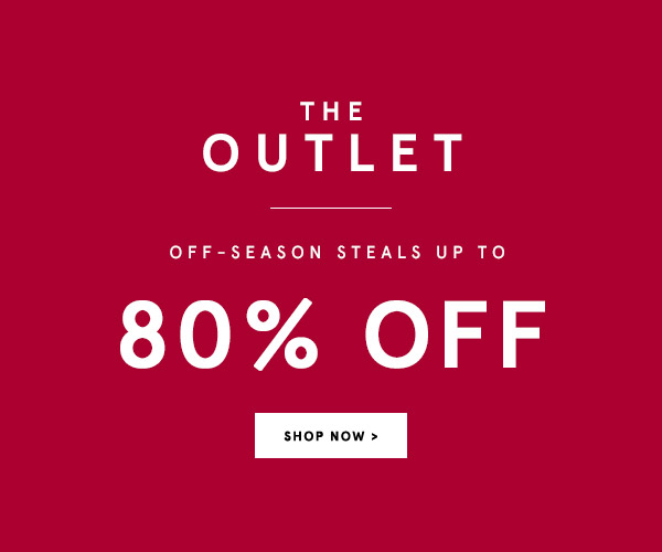 THE OUTLET UP TO 80% OFF