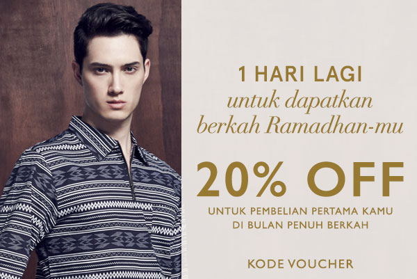20% OFF DI BULAN BERKAH