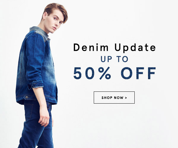 SHOP DENIM UP TO 70% OFF