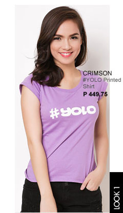 #Yolo Printed Shirt