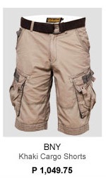 Khaki Cargo Shorts