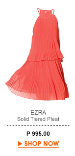 Solid Tiered Pleat
