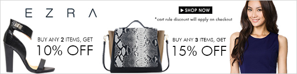 Buy any 2 Items, Get 10% OFF or Buy any 3 Items, Get 15% OFF