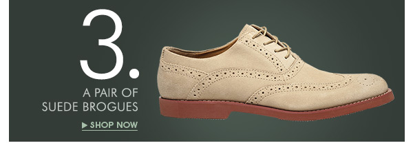 A Pair of Suede Brogues