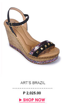 Preto Wedge Sandals