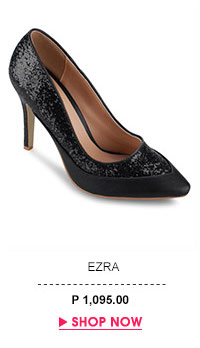 Glittered Metallic Heel