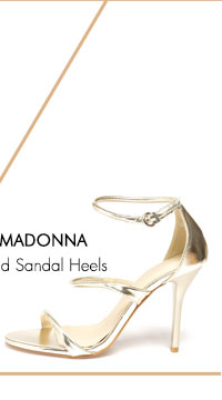 Gold Sandal Heels