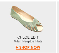Milan Peeptoe Flats