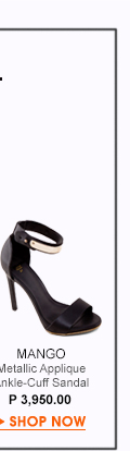 Metallic Applique Ankle Cuff