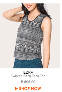 Twisted Back Tank Top