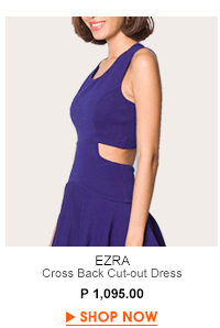 Cross Back Cut-out Dress