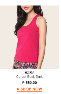 Cutout-Back Tank