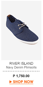 Navy Denim Plimsolls