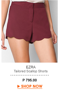Tailored Scallop Shorts