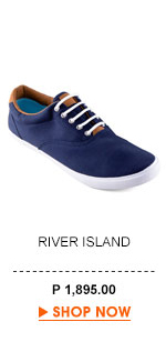 Navy Canvas Lace-Up