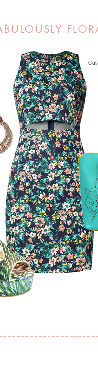 Cut Out Sleeveles Dress