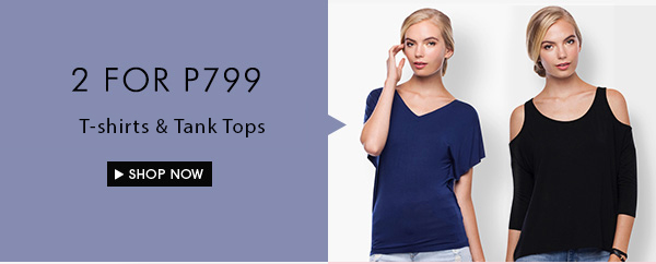 Long Sleeve Tops & T- Shirts 2 for P799