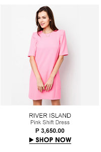 Pink Shift Dress