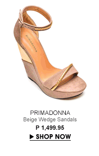 Beige Wedge Sandals