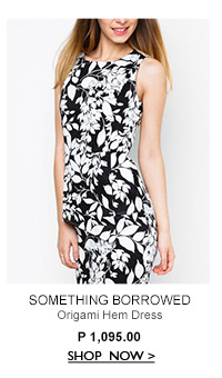 Origami Hem Dress