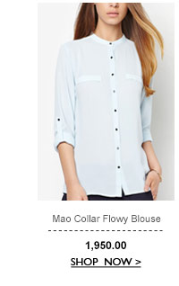 Mao Flowy Blouse