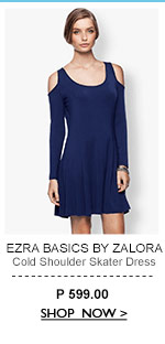 Shoulder Skater Dress