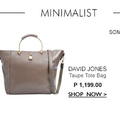 Taupe Tote Bag