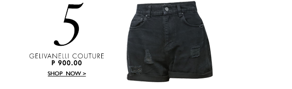 High-Waist Denim Shorts
