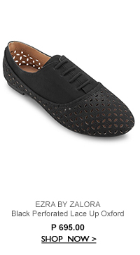 Black Lace Up Oxford