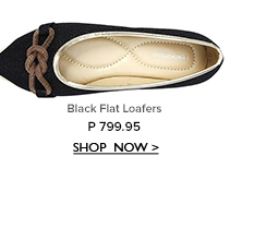 Black Flat Loafers