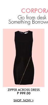 Zipper Across Dress