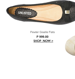 Pewter Giselle Flats