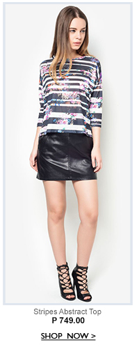 Stripes Abstract Top
