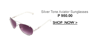 Silver Aviator Sunglasses