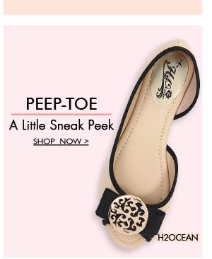 Shop Peeptoe Flats