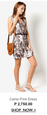 Camo-Print Dress