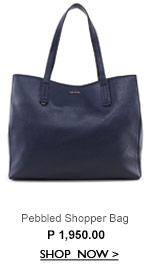 Pebbled Shopper Bag