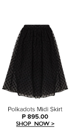 Polkadots Midi Skirt